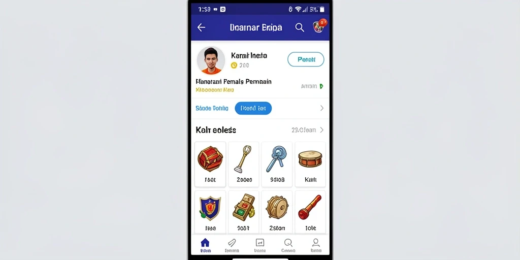 Tampilan utama game 6RT yang menarik.