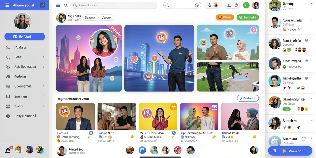 Tampilan antarmuka yang menarik dan user-friendly.