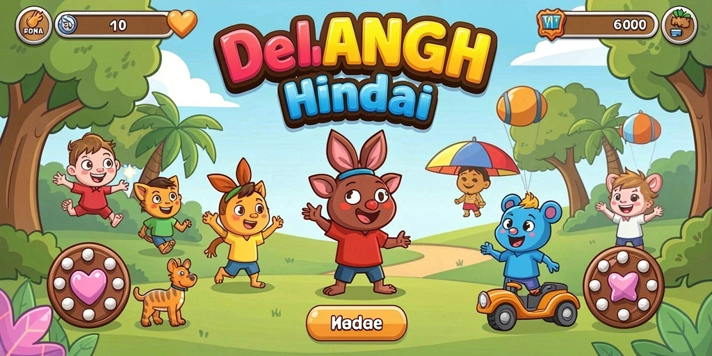 Tampilan awal game yang menarik.