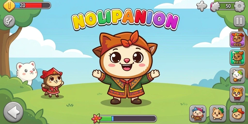 Screenshot menampilkan grafik dunia game yang indah dan detail.