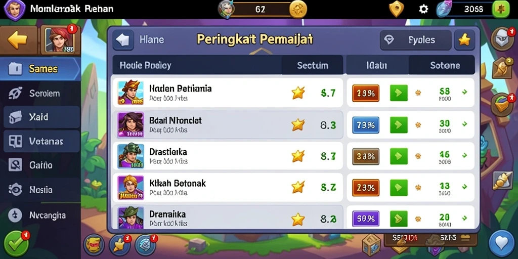 Tampilan antarmuka yang menarik dan user-friendly.