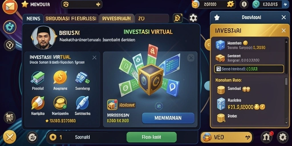 Tampilan antarmuka utama yang menarik dan intuitif.