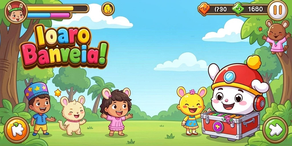 Tangkapan layar tampilan awal permainan QTGAME.