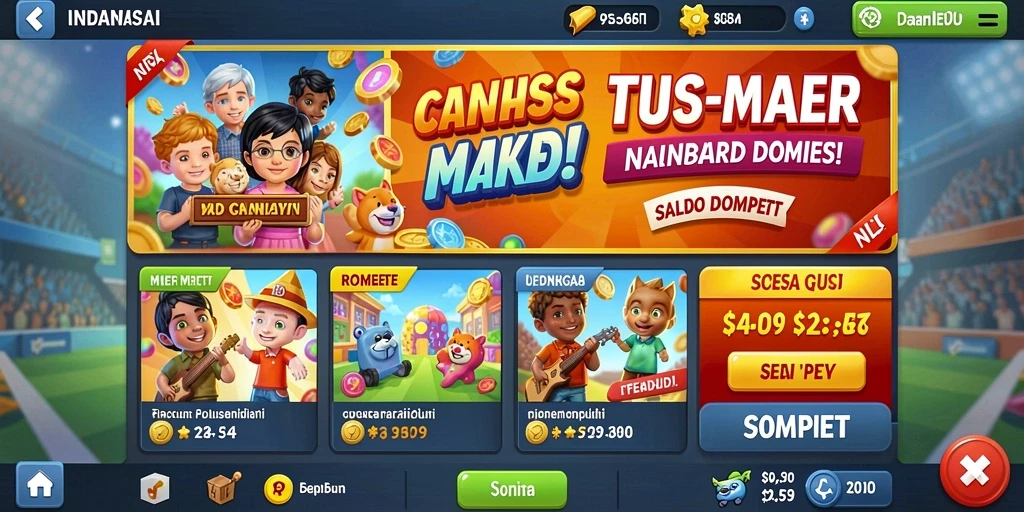 Tangkapan layar menunjukkan aksi seru dalam gameplay.