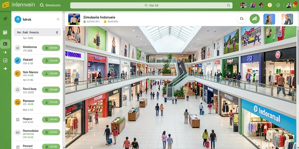 Tampilan antarmuka yang user-friendly.