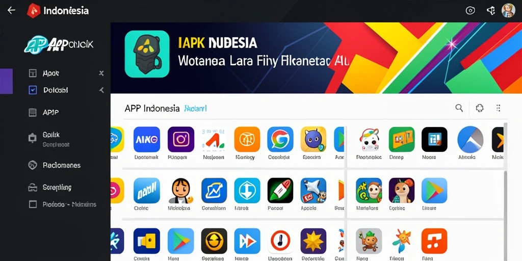 Tampilan awal yang menarik dan interaktif.